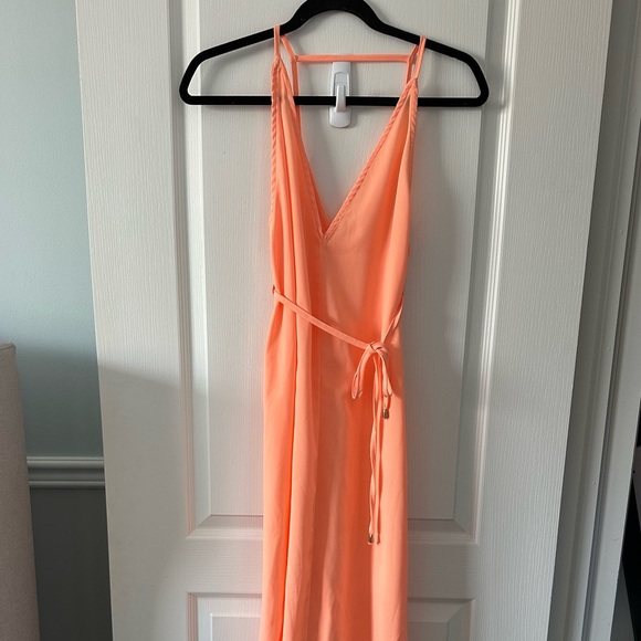 Beautiful Xenia Boutique Coral Salmon Dress - Size XS - Picture 9 of 10